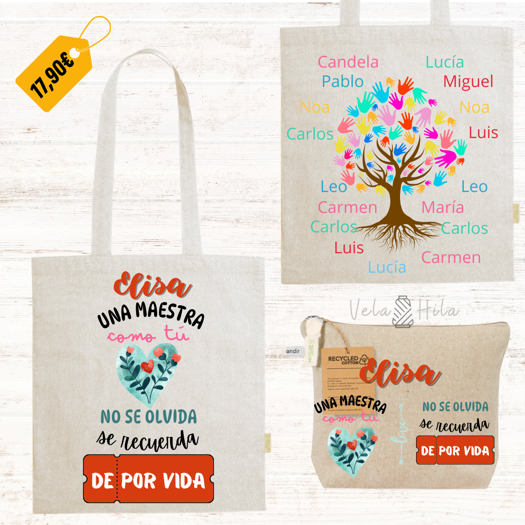 Pack Árbol Tote Bag + Neceser