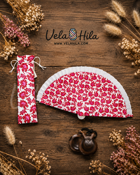 Abanico Estampado Pañuelo de Sandía