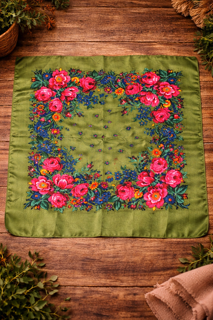Pañuelo Floral 70x70cm