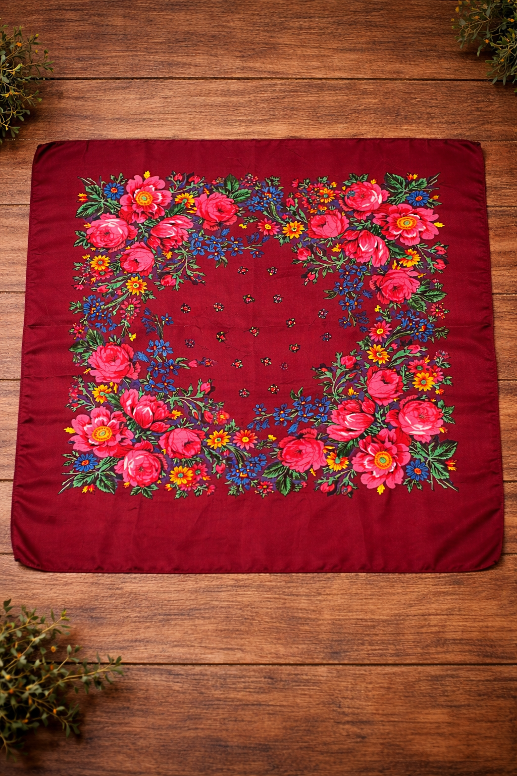 Pañuelo Floral 70x70cm