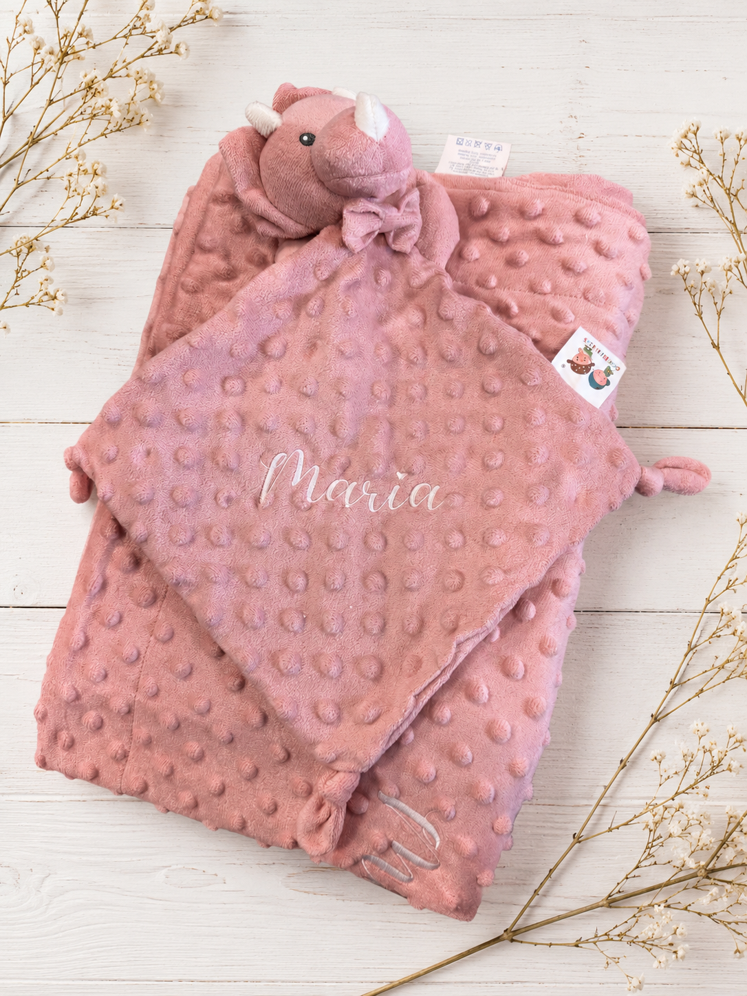 Manta de topos personalizada + dou dou
