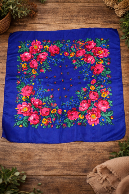 Pañuelo Floral 70x70cm