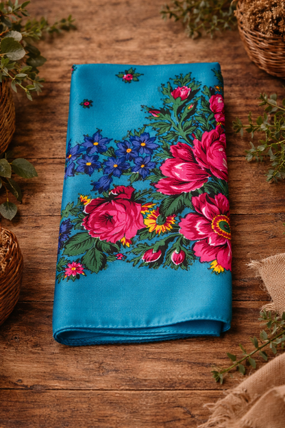 Pañuelo Floral 70x70cm