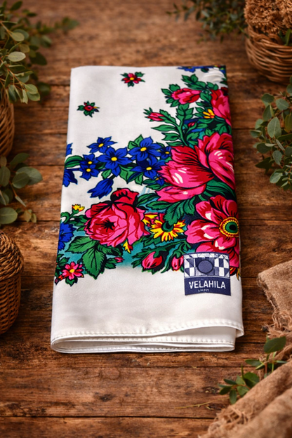 Pañuelo Floral 70x70cm