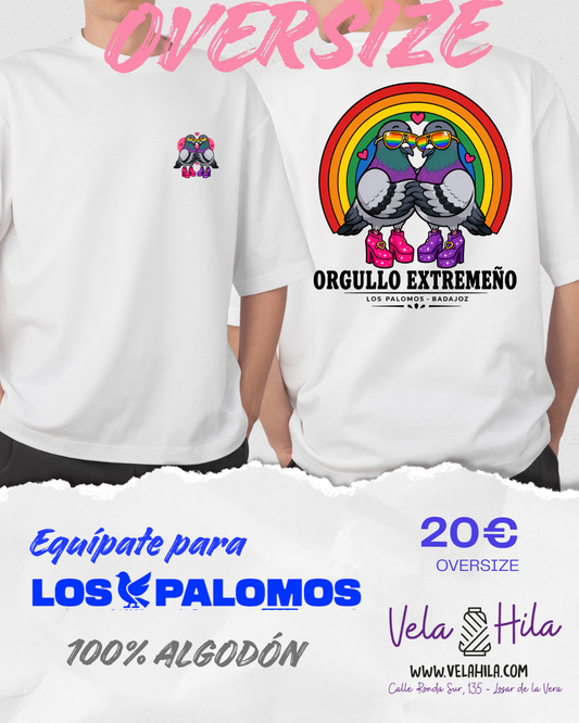 Camiseta Los Palomos Tacones Oversize