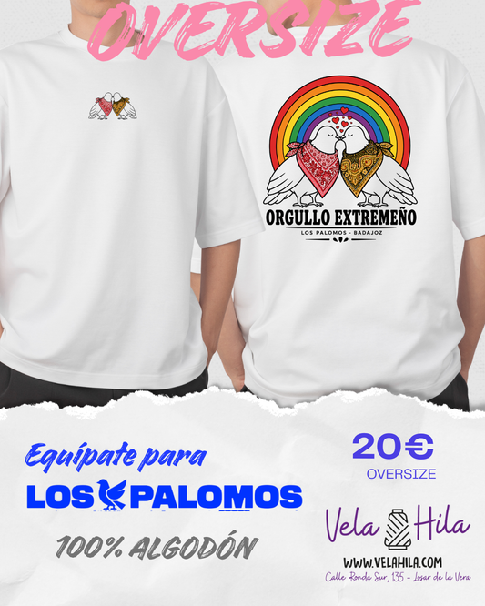 Camiseta Los Palomos Pañuelos Oversize