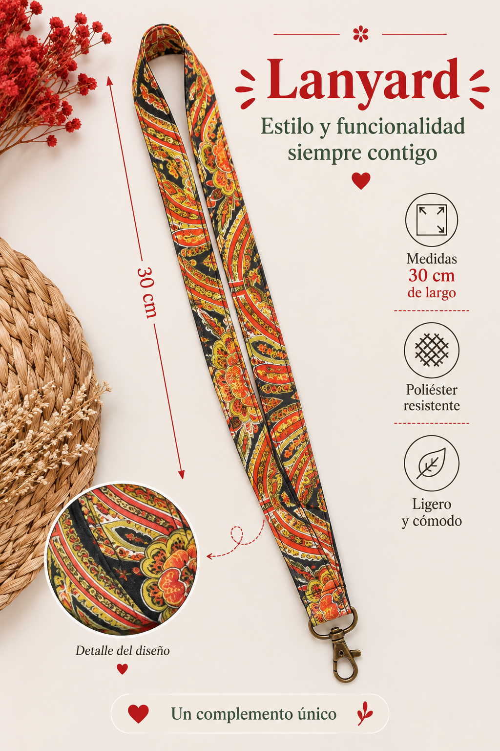 Lanyard Cien Colores de Velahila